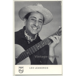 Leo Leandros / Philips - Schlager (Vintage Fan Postcard ~1960s)