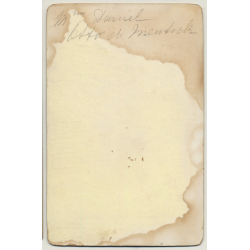 Edouard Daveluy: MM Daniel Otto De Mentock (Vintage Cabinet Card ~1870s/1880s)