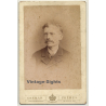 Ghémar Frères: Portrait Of Skinny Man With Moustache (Vintage Cabinet Card ~1860s/1870s)