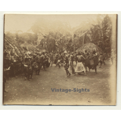 Congo-Belge: Dance Of Indigenous Tribe *10 / Wananda - Kids (Vintage Photo ~1920s/1930s)