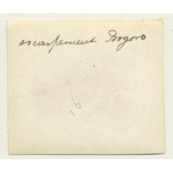 Bogoro / Congo-Belge: Escarpement - Embankment - Landscape (Vintage Photo ~1920s/1930s)