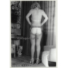 Rear View Of Tall Blonde Nude / Butt - Tan Lines (Vintage Photo GDR 1970s)
