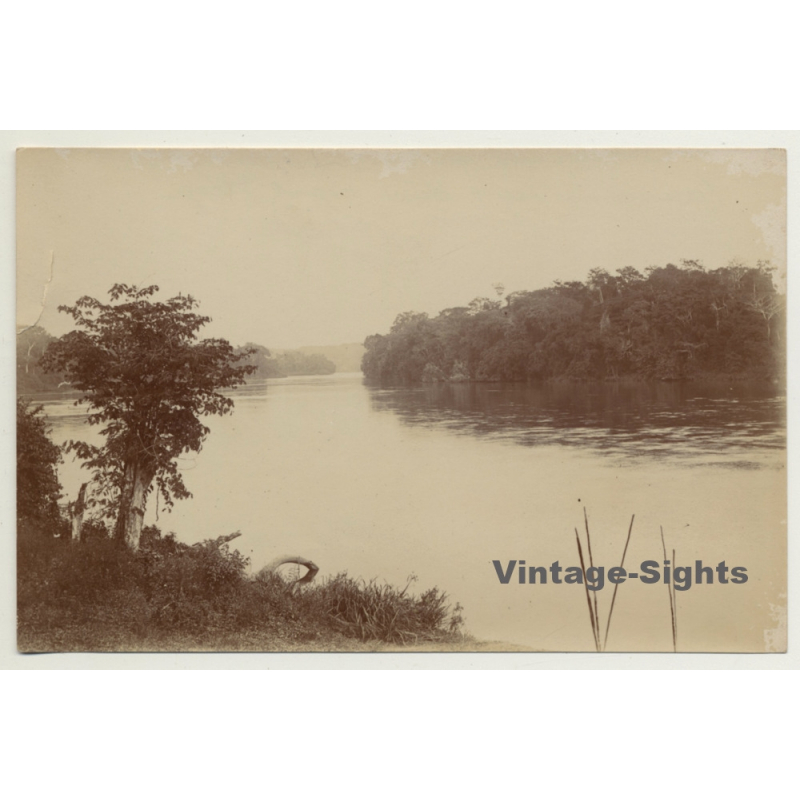 Congo-Belge: River Ituri Near Penge - Dinota (Vintage Photo ~1920s/1930s)