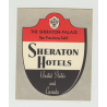 Sheraton Palace - San Francisco / USA (Vintage Luggage Label)