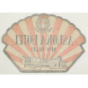 New Delhi / India: Ashoka Hotel (Vintage Luggage Label)