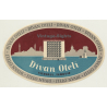 Istanbul / Turkey: Divan Oteli - Hotel (Vintage Luggage Label)