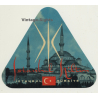Istanbul / Turkey: Hotel Hilton (Vintage Luggage Label)