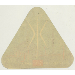 Istanbul / Turkey: Hotel Hilton (Vintage Luggage Label)