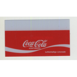 Vintage Coca Cola Decal For Vending Machine 4.5 x 8 CM (Germany 1970s/1980s)