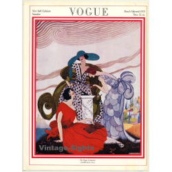 Vogue Cover: March 15th, 1921 (Print From 1975 Poster Book 38.5 x 28.5 CM)