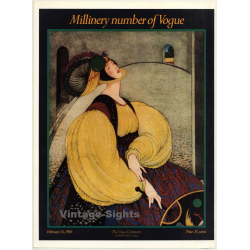 Vogue Cover: February 15th, 1916 (Print From 1975 Poster Book 38.5 x 28.5 CM)