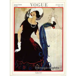 Vogue Cover: June 1st, 1921 (Print From 1975 Poster Book 38.5 x 28.5 CM)