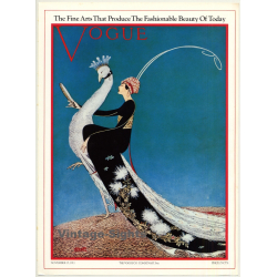 Vogue Cover: November 15, 1911 (Print From 1975 Poster Book 38.5 x 28.5 CM)