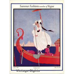 Vogue Cover: June 1st, 1916 (Print From 1975 Poster Book 38.5 x 28.5 CM)