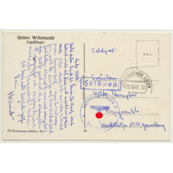 Jagdflieger Wehrmacht (Vintage Postcard Aviation 1943)