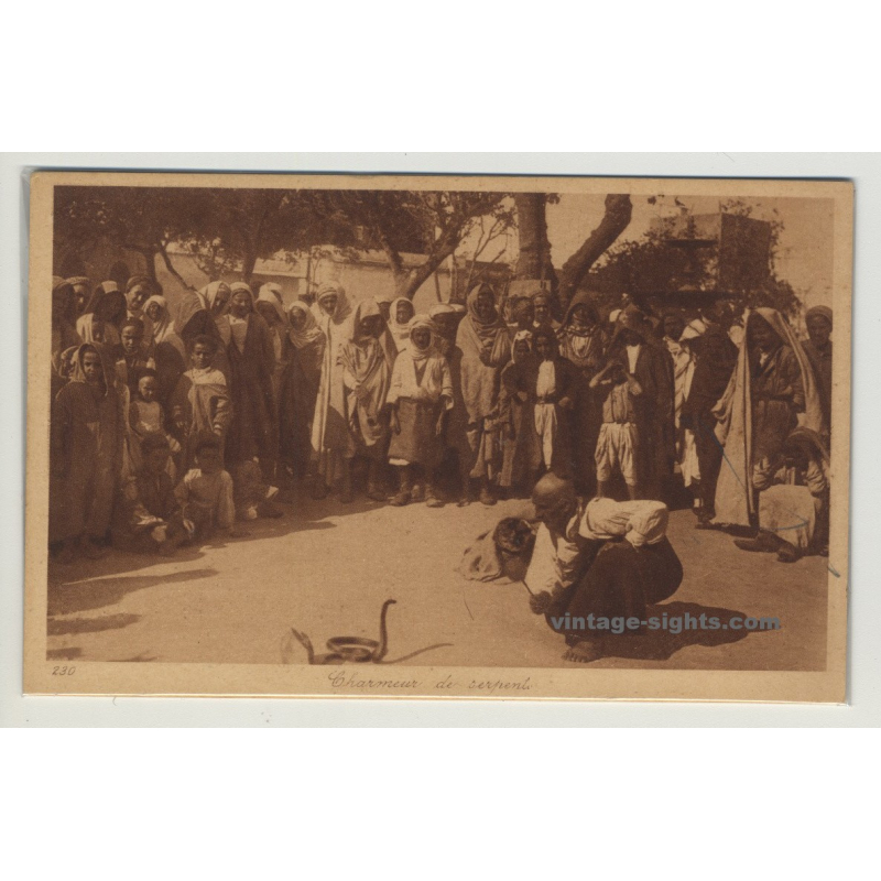 Lehnert & Landrock: Charmeur De Serpent / Snake Charmer *230 Lehnert & Landrock: Charmeur De Serpent / Snake Charmer *230