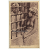 Jeune Mauresque *3 / Topless - Ethno - Traditional Clothes (Vintage Postcard C.A.P. ~1940s)