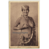 Etude De Nu Indigène *2 / Topless - Ethno - Sarong (Vintage Postcard C.A.P. ~1940s)