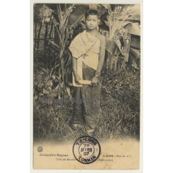 Laos / Indochina: Fille De Mandarin Du Moyen - Savannaket (Vintage PC 1907 Ethnic)