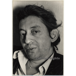 Portrait Of Serge Gainsbourg (Vintage Photo Jean Guyaux 1974)