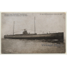 German Super-Submarine Deutschland (Vintage Postcard WW1)