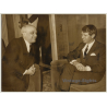 Kennedy Meets Italian Leaders / Minister Fanfani (Vintage Press Photo1967)