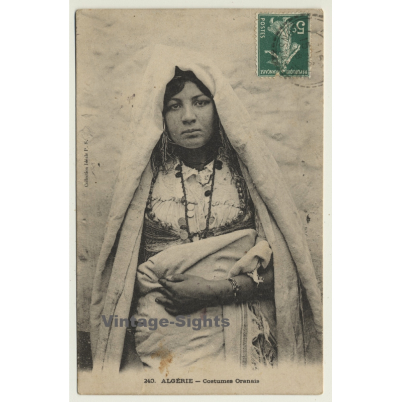 Algeria: Costumes Oranais / Maghreb (Vintage Postcard 1908)