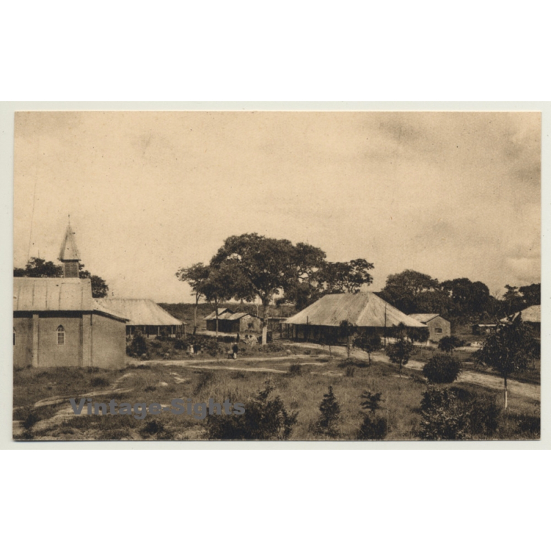 Congo Belge: School Farm Of Kafubu / Don Bosco (Vintage PC ~1910s/1920s) Congo Belge: School Farm Of Kafubu / Don Bosco (Vintage PC ~1910s/1920s)