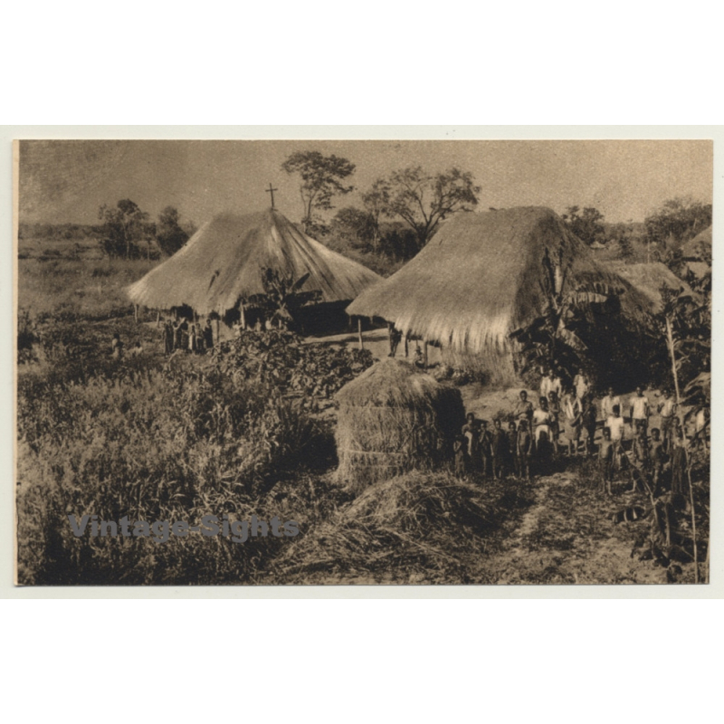 Congo Belge: Poor Chapel Of Shindaika / Don Bosco (Vintage PC ~1910s/1920s) Congo Belge: Poor Chapel Of Shindaika / Don Bosco (Vintage PC ~1910s/1920s)