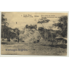 Katanga / Congo Belge: Natives Level Termites Mount (Vintage PC 1921)