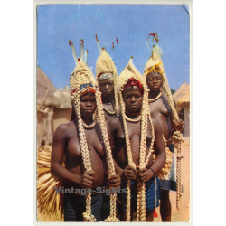 Ivory Coast: Topless Females - Blonde Braids / Tribal - Ethno (Vintage RPPC)