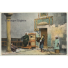 North Africa: Cour D'Une Maison Arabe / Natives - Ethno (Vintage PC 1926)