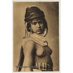 North Africa: Topless Maghreb Woman / Nude - Ethnic (Vintage Postcard)