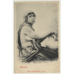 Garrigues: Bedouin Woman / Nude - Ethnic (Vintage Postcard ~1900s)