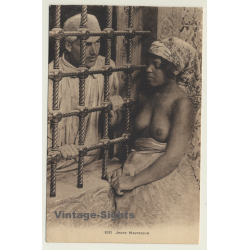 Maghreb: Young Moorish Woman - Prison / Nude - Ethnic (Vintage Postcard)
