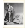 Horst P. Horst: Statue With Book 1938 (Sheet 1992: Form Horst 27 x 35.5 CM)