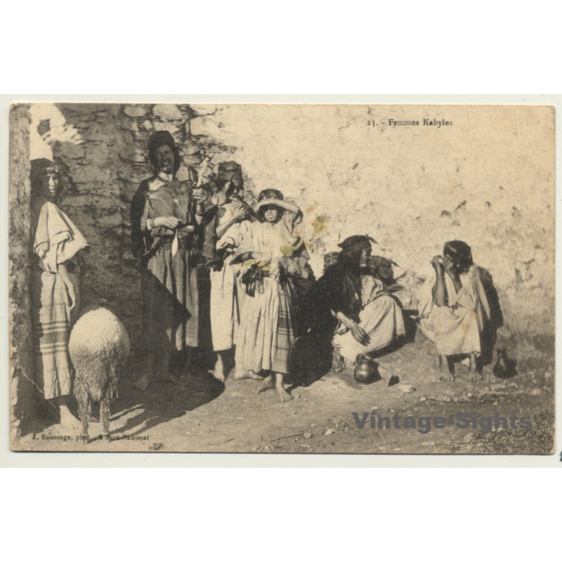 Algeria: Femmes Kabyles / Ethnic (Vintage PC ~1900s)