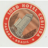 Lord Hotel Curitiba - Parana / Brazil (Vintage Luggage Label)