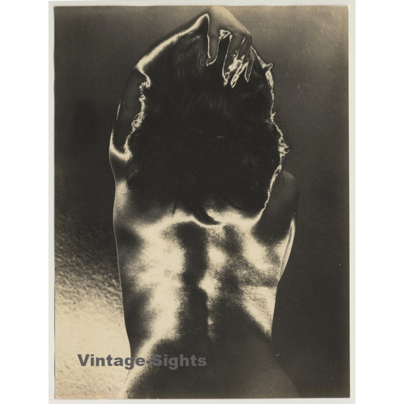 Experimental Erotic Art: Oh My Back! (Vintage Photo 1980s)