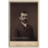 Géruzet Frères / Bruxelles: Portrait L. Weislenbruch / Beard (Vintage Cabinet Card ~1870s)