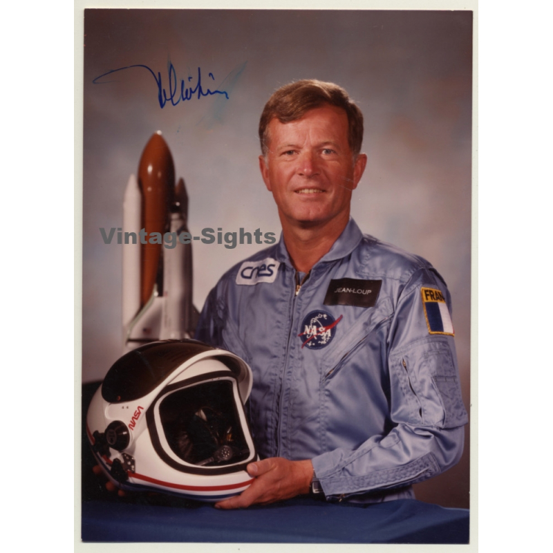 NASA: Jean-Loup Chrétien - Soyuz Cosmonaut (Vintage Autographed Photo) NASA: Jean-Loup Chrétien - Soyuz Cosmonaut (Vintage Autographed Photo)