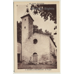 30114 Nages-Et-Solorgues / France: Le Temple / Eglise (Vintage PC ~1930s/1940s)