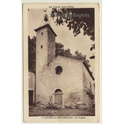 30114 Nages-Et-Solorgues / France: Le Temple / Eglise (Vintage PC 1942)