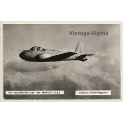 Hunting-Percival P-84 Jet Provost / Aviation Magazine (Vintage RPPC)