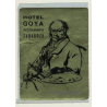 Zaragoza / Spain: Hotel Goya (Vintage Self Adhesive Luggage Label / Sticker)
