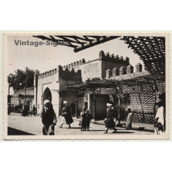 Oujda / Morocco: La Porte Des Têtes / Berber (Vintage RPPC 1944)