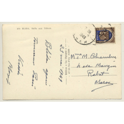 Blida / Algeria: Halle Aux Tabacs (Vintage RPPC 1949)