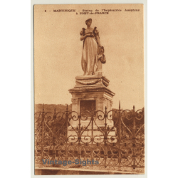 Martinique: Statue De L'Impératrice Joséphine (Vintage PC ~1950s)