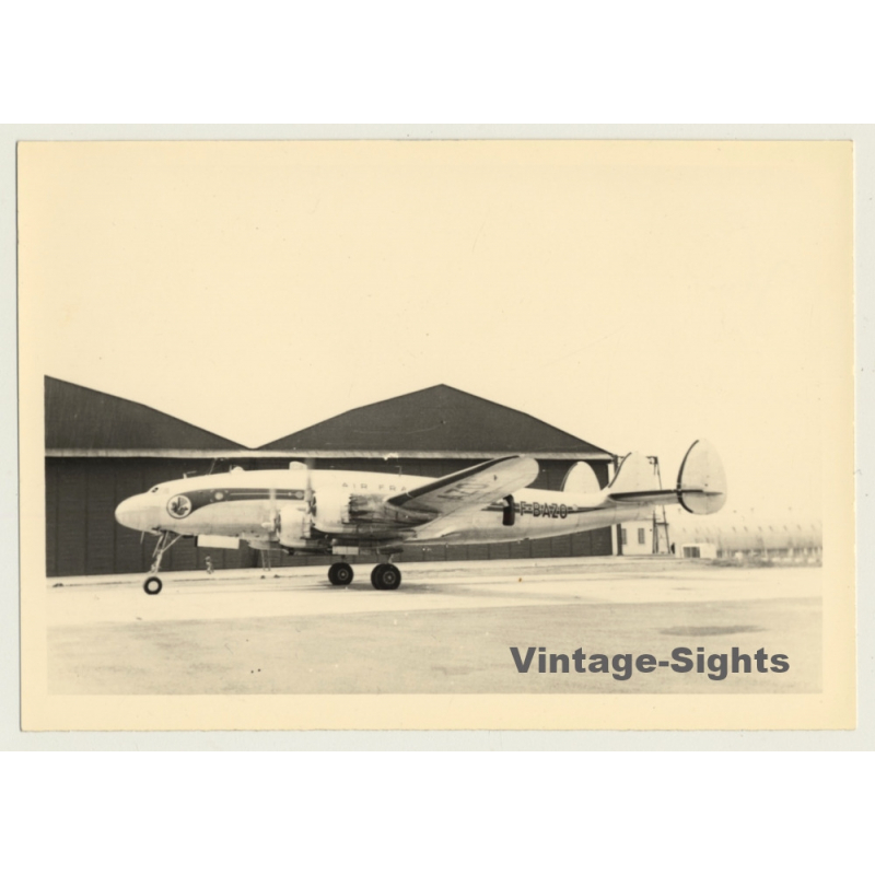 Air France F-BAZO - Lockheed L-749 (Vintage Photo ~1950s) Air France F-BAZO - Lockheed L-749 (Vintage Photo ~1950s)