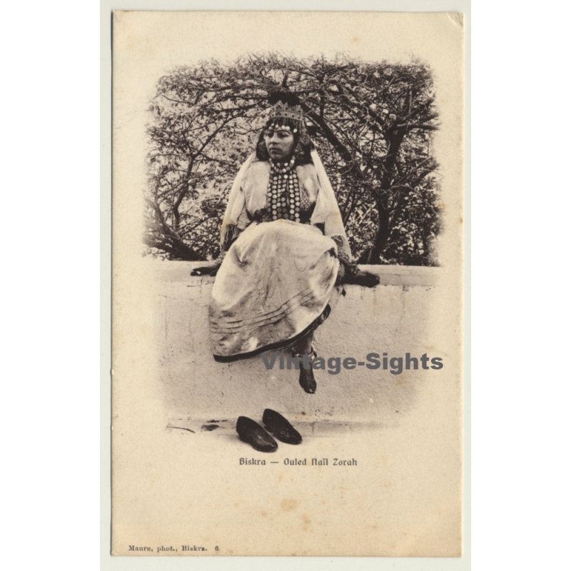 Biskra / Algeria: Ouled Nail Zorah / Diadem - Ethnic (Vintage PC)